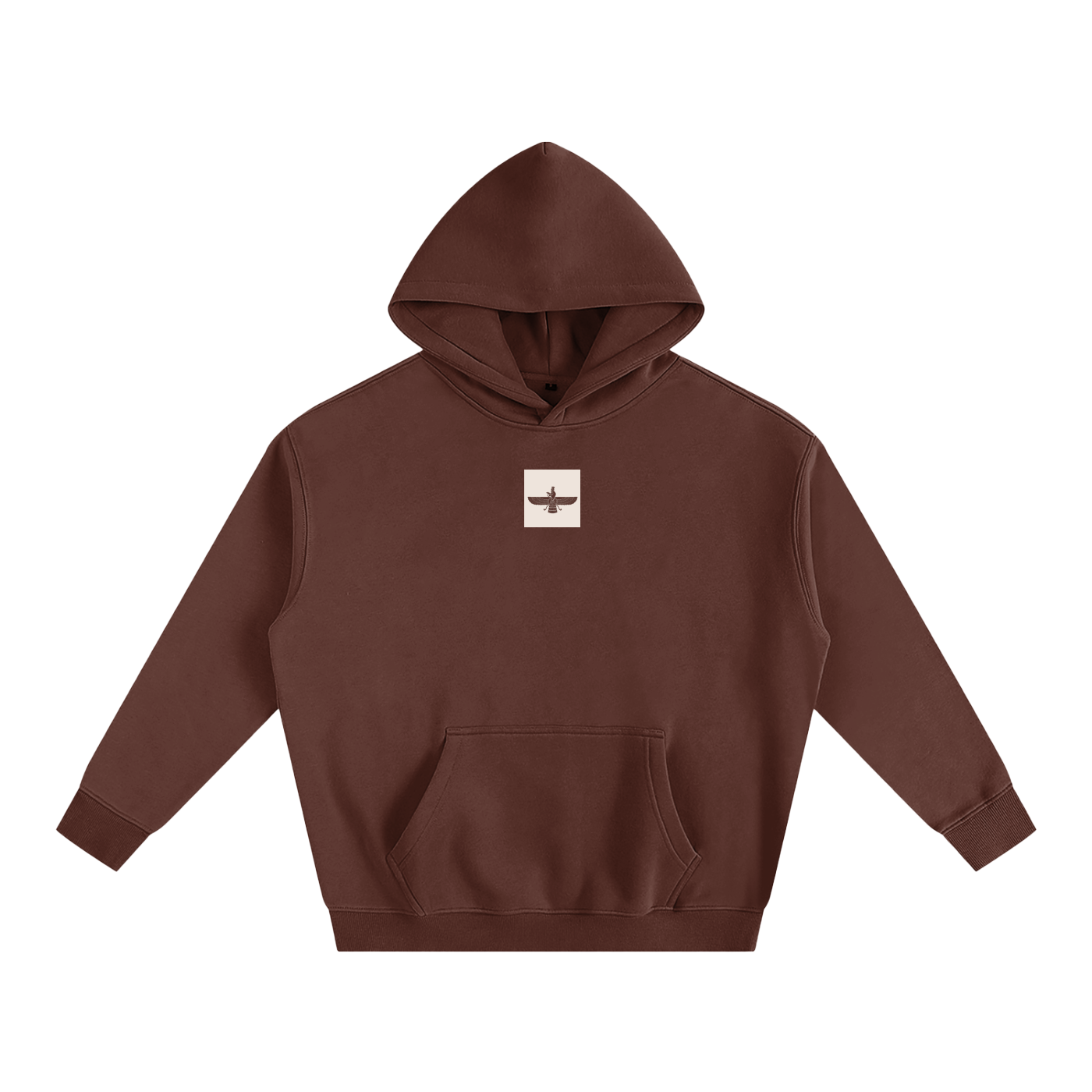 Oversized Persian Legacy Hoodie - Brown