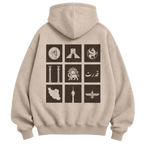 Oversized Persian Legacy Hoodie - Oak