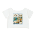 Kish Off-Shoulder Rolled Hem Tee