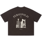 Persepolis Vintage Wash Oversized Tee - Brown