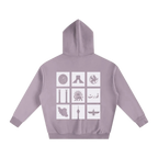 Oversized Persian Legacy Hoodie - Stone Purple