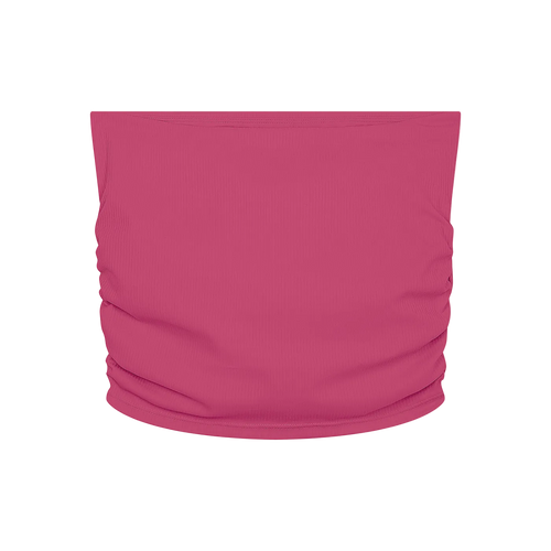 Farvahar Ruched Tube Top - Rose
