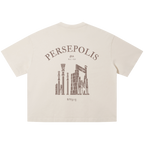 Persepolis Vintage Wash Oversized Tee - Beige