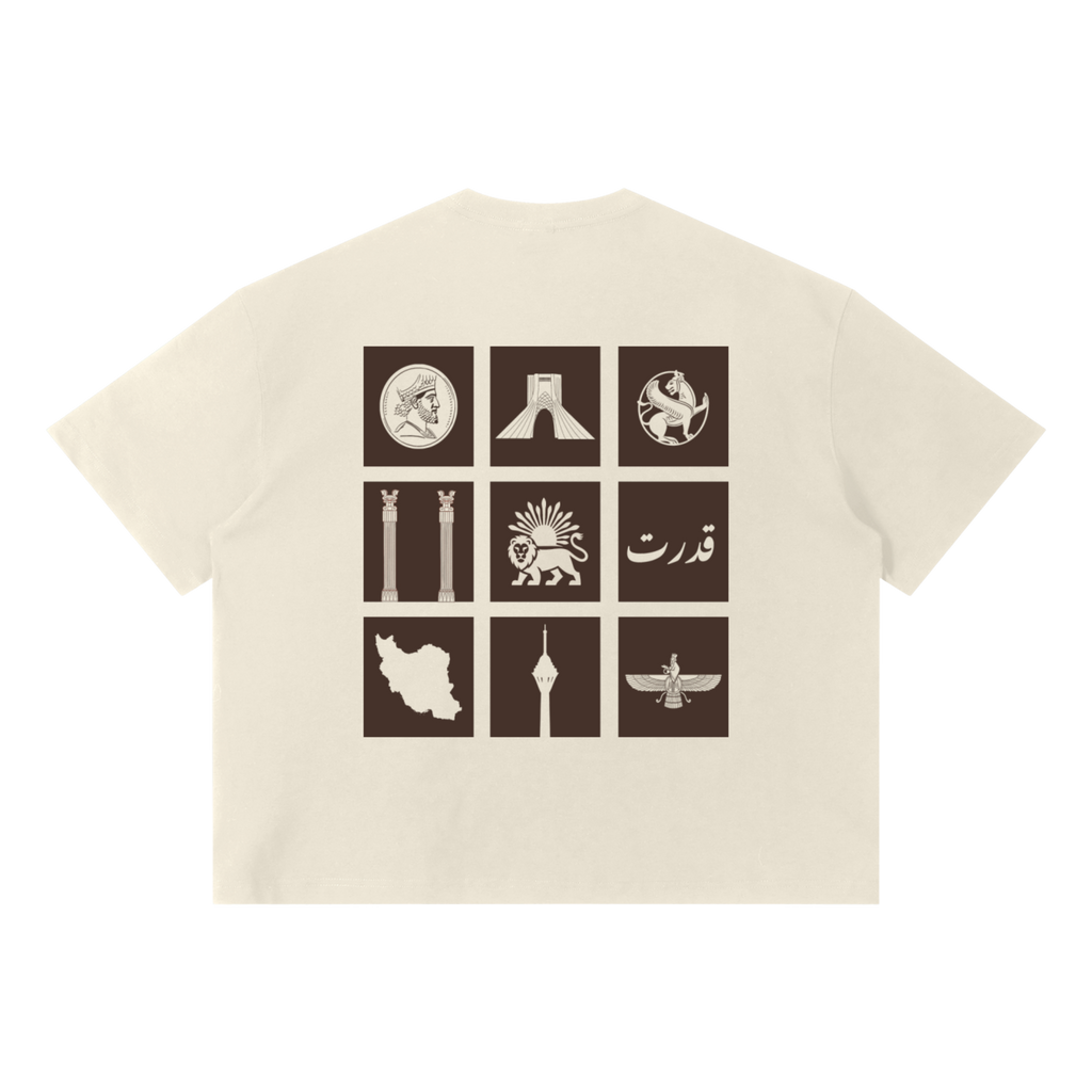 Oversized Persian Legacy Tee - Oak