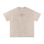 Persepolis Vintage Wash Oversized Long Tee - Beige