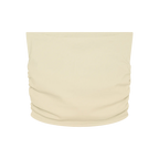 Farvahar Ruched Tube Top - Light Apricot