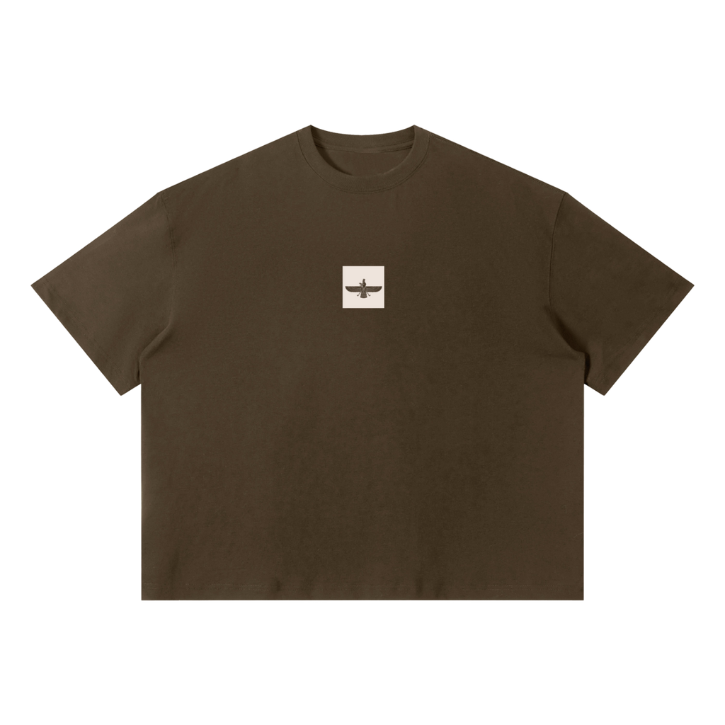 Oversized Persian Legacy Tee - Brown