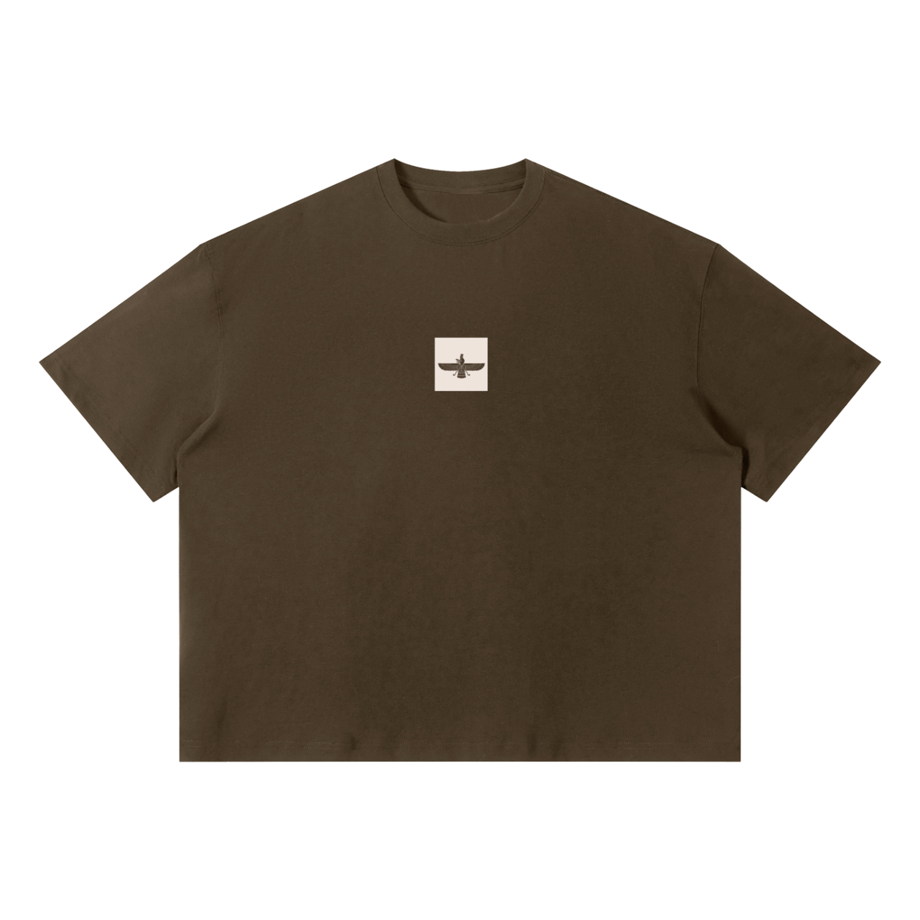 Oversized Persian Legacy Tee - Brown