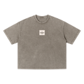 Persian Legacy Vintage Wash Oversized Tee - Light Coffee