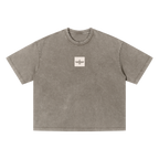 Persian Legacy Vintage Wash Oversized Tee - Light Coffee
