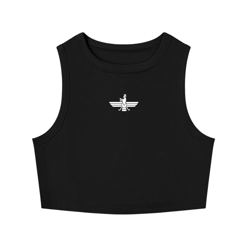 Farvahar Cropped Tank - Black (Back Ordered - Expect Delays)