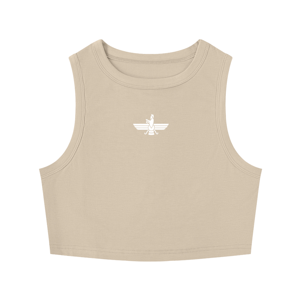 Farvahar Cropped Tank - Beige