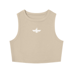 Farvahar Cropped Tank - Beige