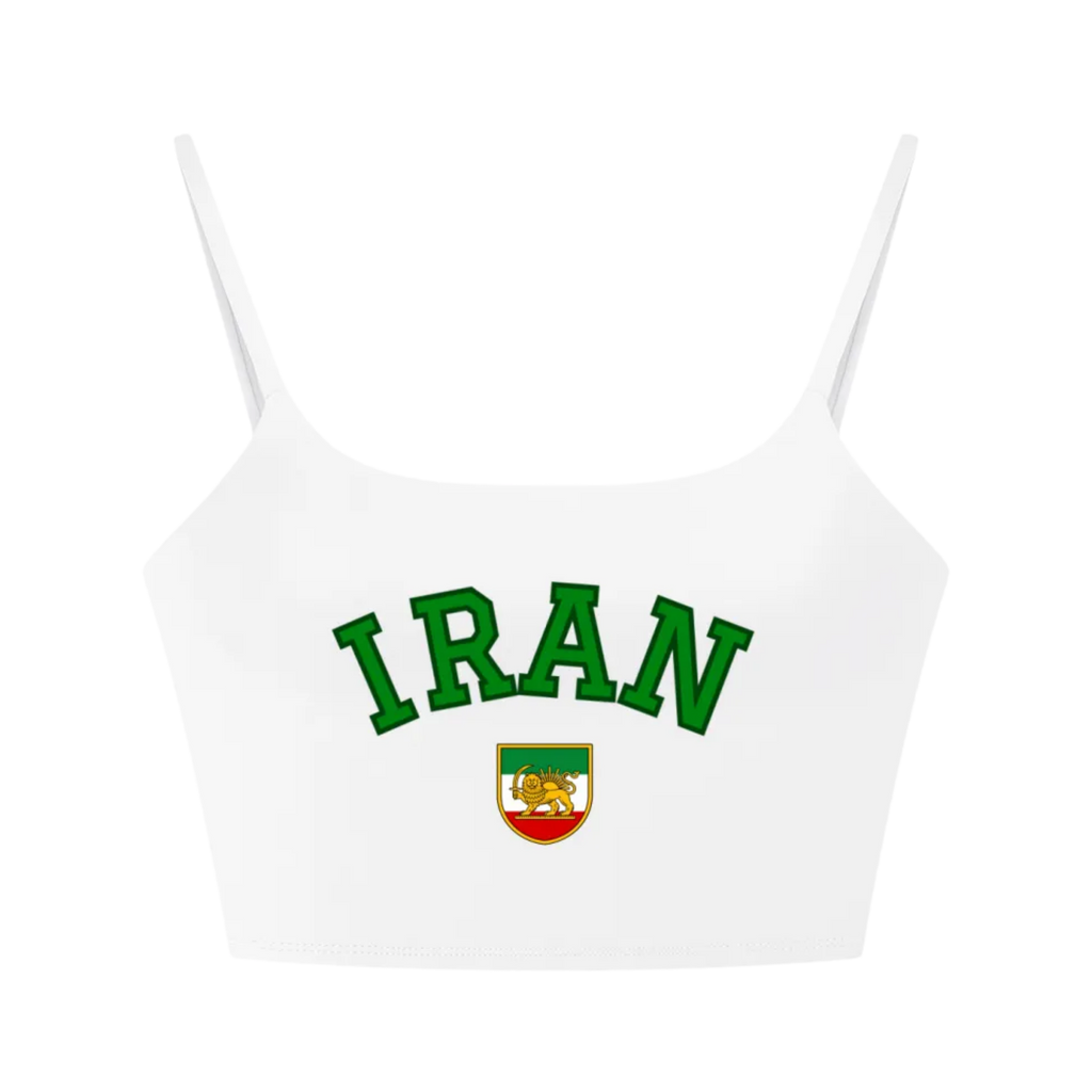 Iran Soccer (Team Melli) Ultra Crop Fitted Tank