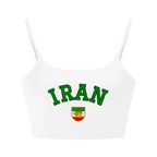 Iran Soccer (Team Melli) Ultra Crop Fitted Tank
