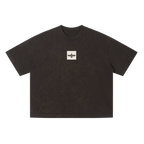Persian Legacy Vintage Wash Oversized Tee - Brown