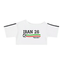 Iran Soccer Off-the-Shoulder Crop Tee (Team Melli)