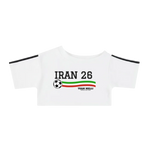 Iran Soccer Off-the-Shoulder Crop Tee (Team Melli)
