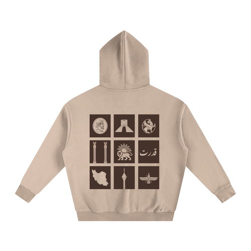 Oversized Persian Legacy Hoodie - Oak