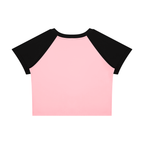 Bespor Be Khoda Baby Tee - Pink/Black