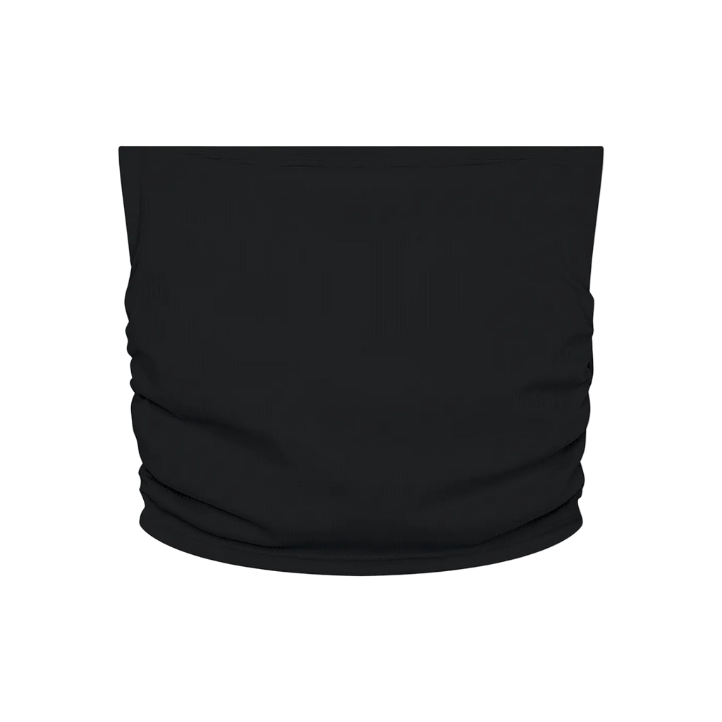Farvahar Ruched Tube Top - Black