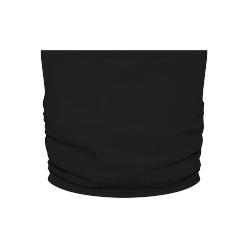 Farvahar Ruched Tube Top - Black