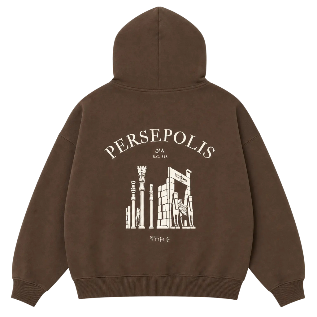 Persepolis Heavyweight Hoodie - Brown