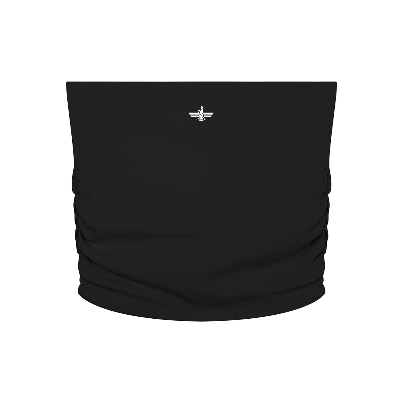 Farvahar Ruched Tube Top - Black