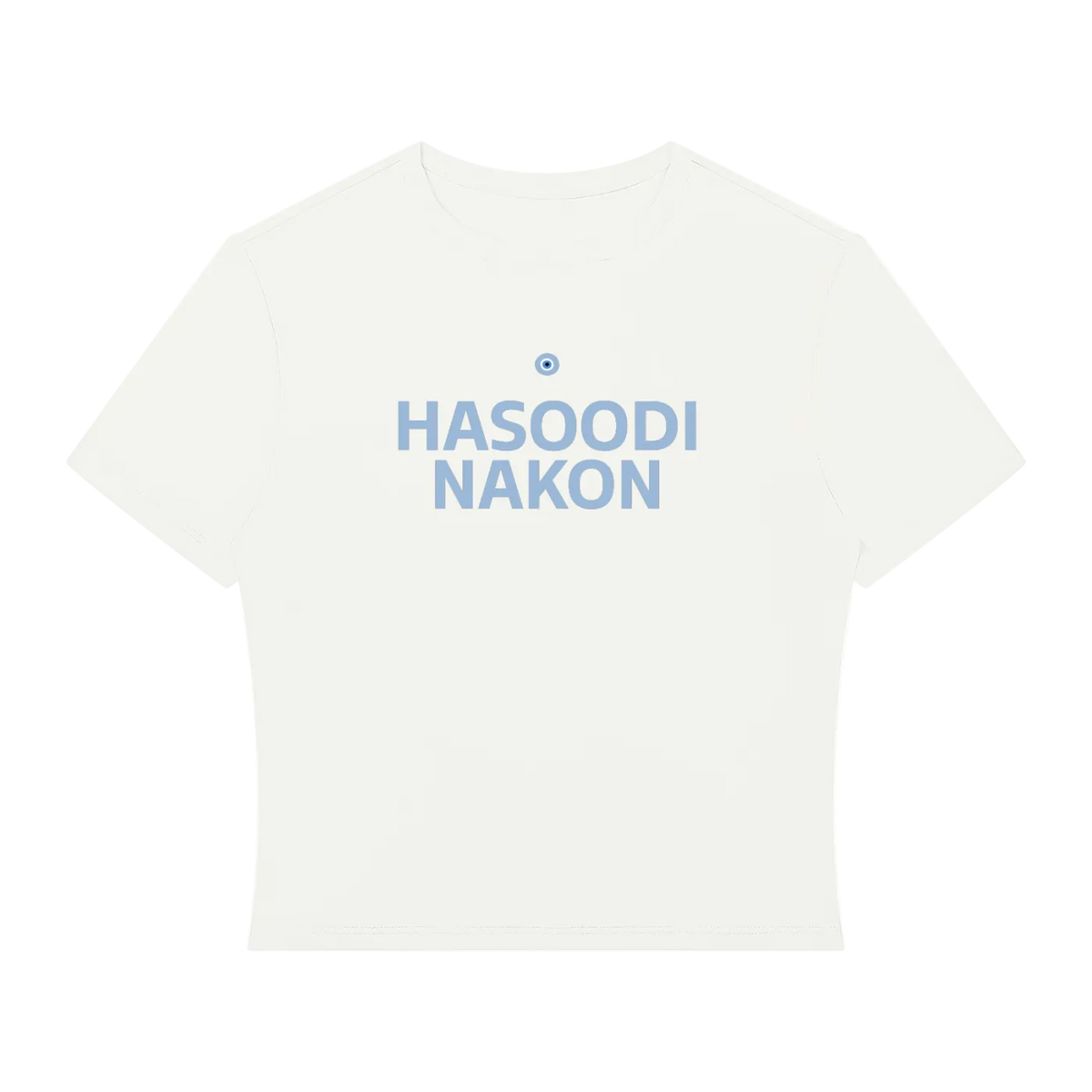 Hasoodi Nakon Women’s Fitted Tee | Persian Evil Eye Shirt
