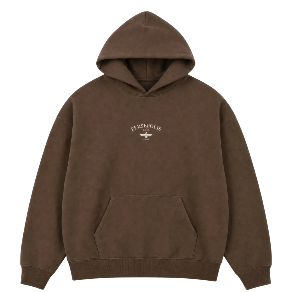 Persepolis Heavyweight Hoodie - Brown