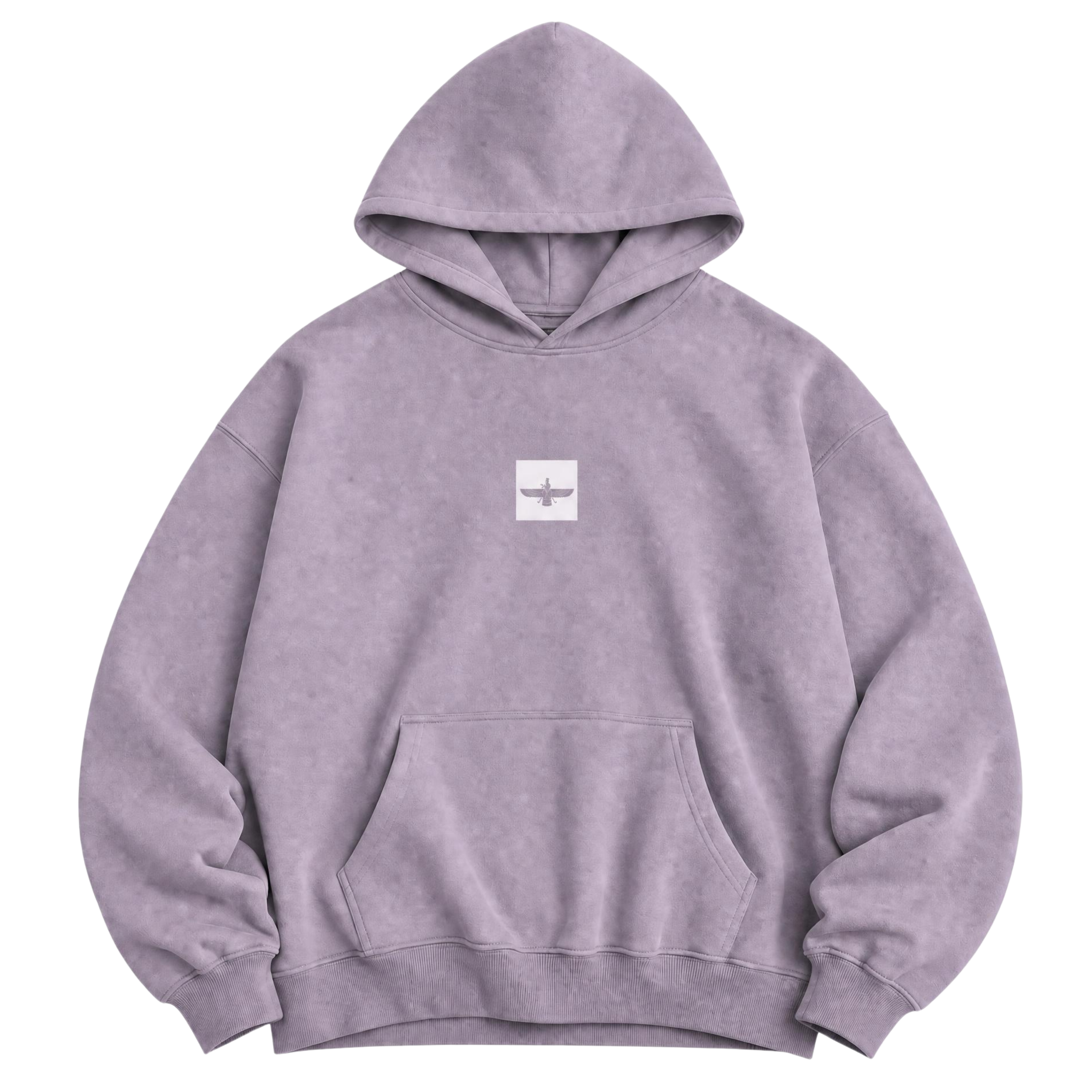 Oversized Persian Legacy Hoodie - Stone Purple