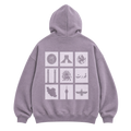 Oversized Persian Legacy Hoodie - Stone Purple