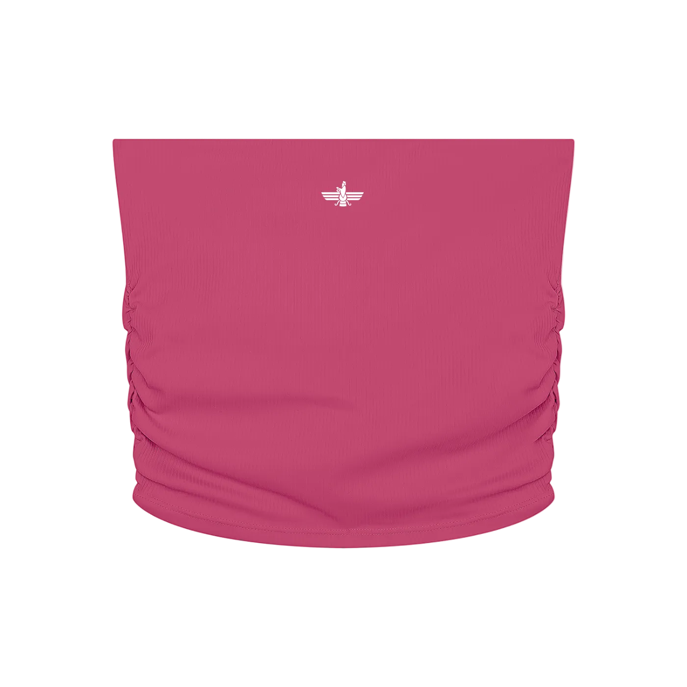 Farvahar Ruched Tube Top - Rose