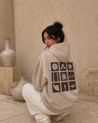 Oversized Persian Legacy Hoodie - Oak