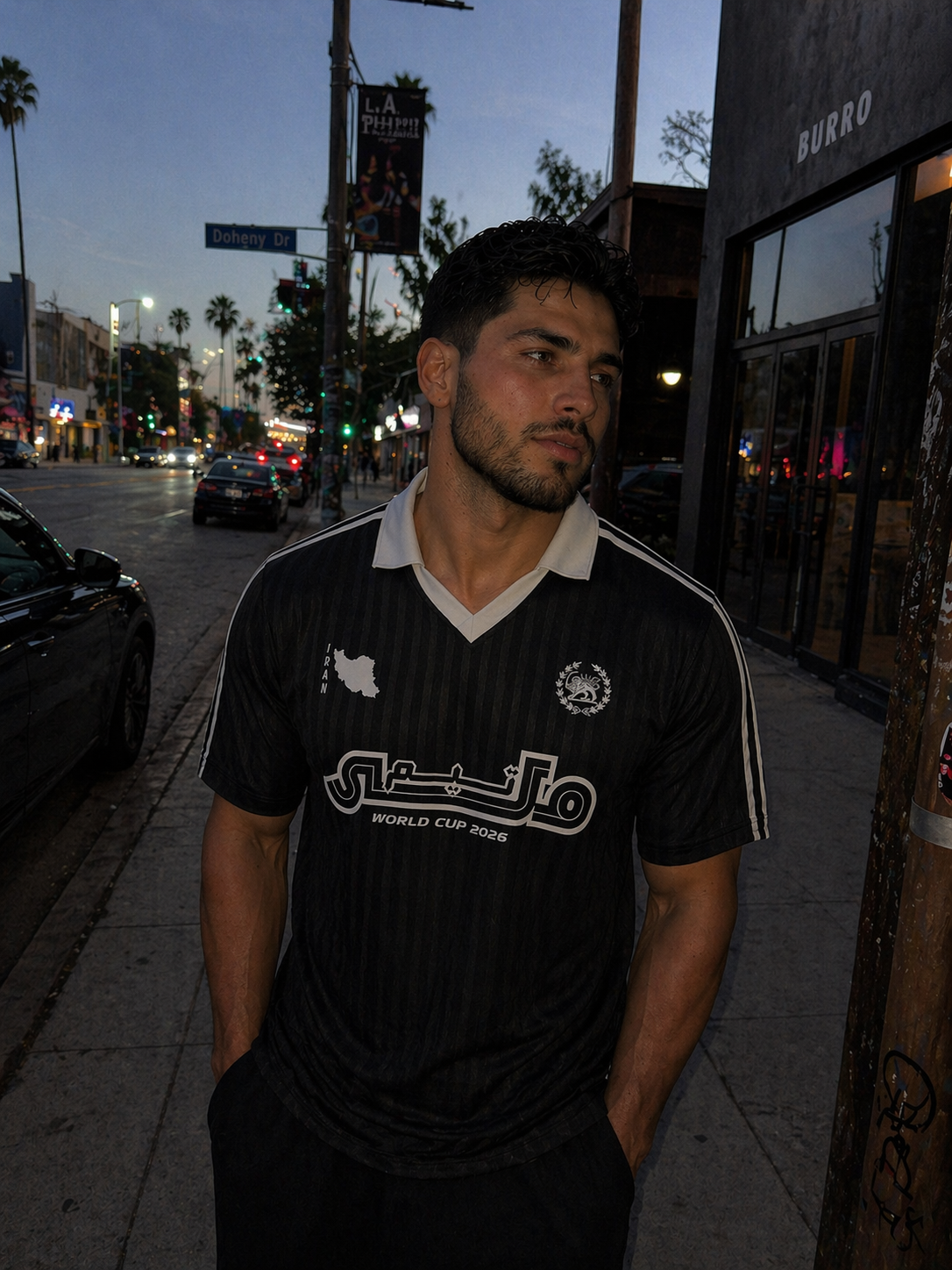 Team Melli Statement Jersey - Black - Iran World Cup 26