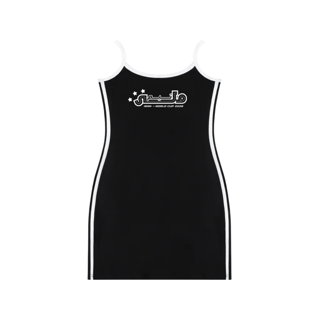 Team Melli Bodycon Dress - Black - Iran World Cup 26