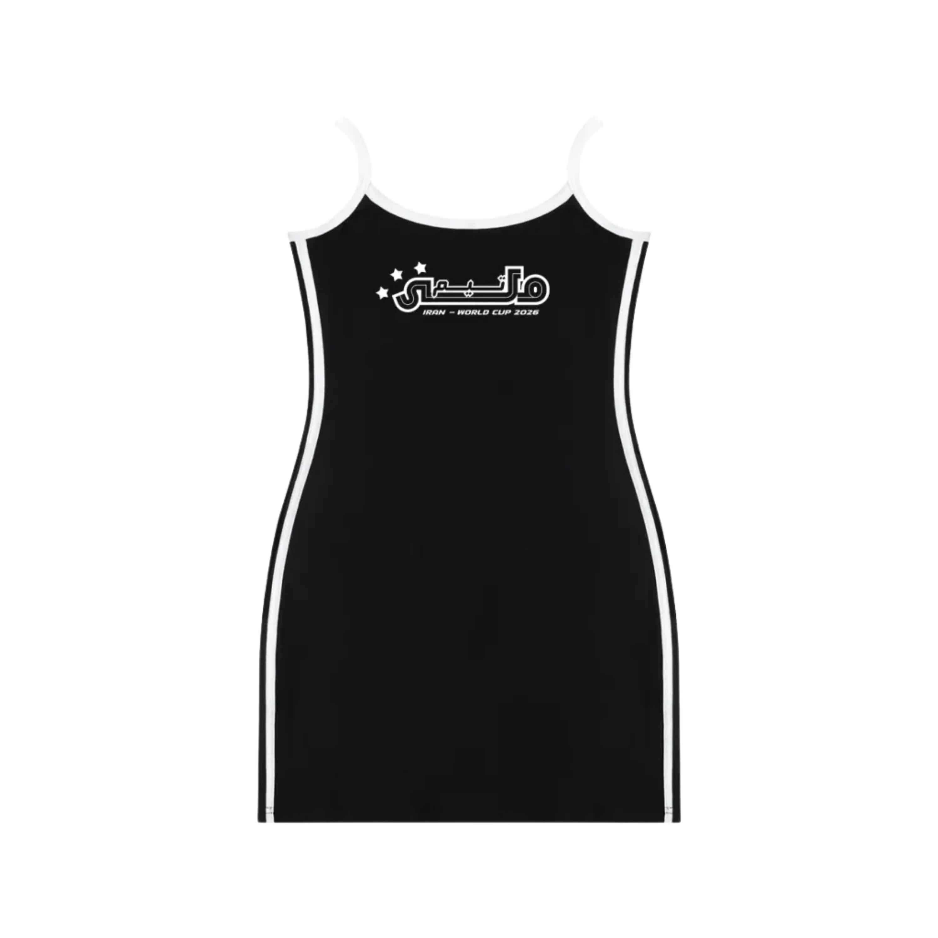 Team Melli Bodycon Dress - Black - Iran World Cup 26