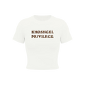 Khoshgel Privilege Stretch Tee - White/Cheetah