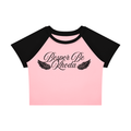 Bespor Be Khoda Baby Tee - Pink/Black