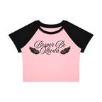 Bespor Be Khoda Baby Tee - Pink/Black
