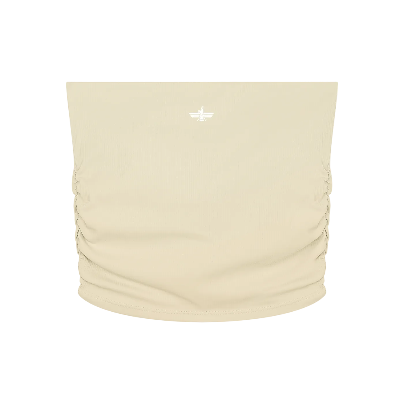 Farvahar Ruched Tube Top - Light Apricot