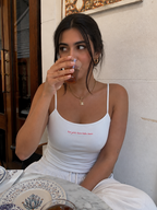 Hot Girls Have Baba Issues - Premium White Tank